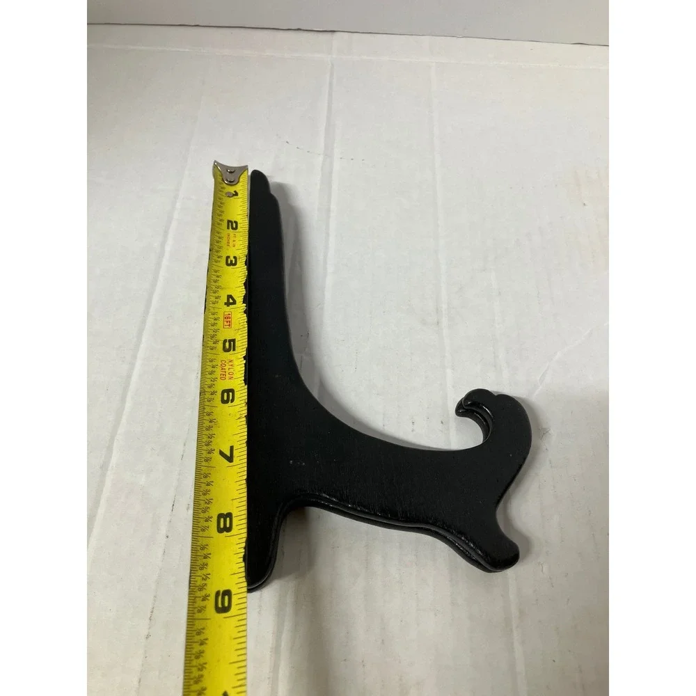 Black Wooden Easel Display Stand Folding‎ Picture Plate Holder Decorative
